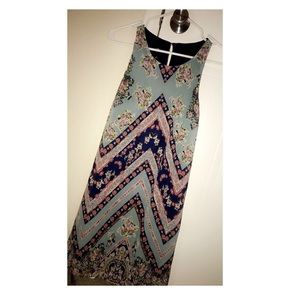 Chevron & floral dress!